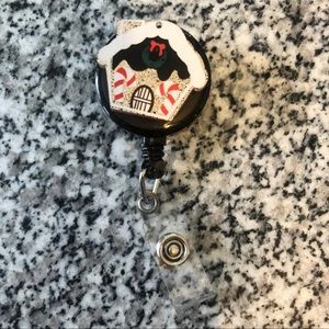 Gingerbread house Christmas badge reel nurse
